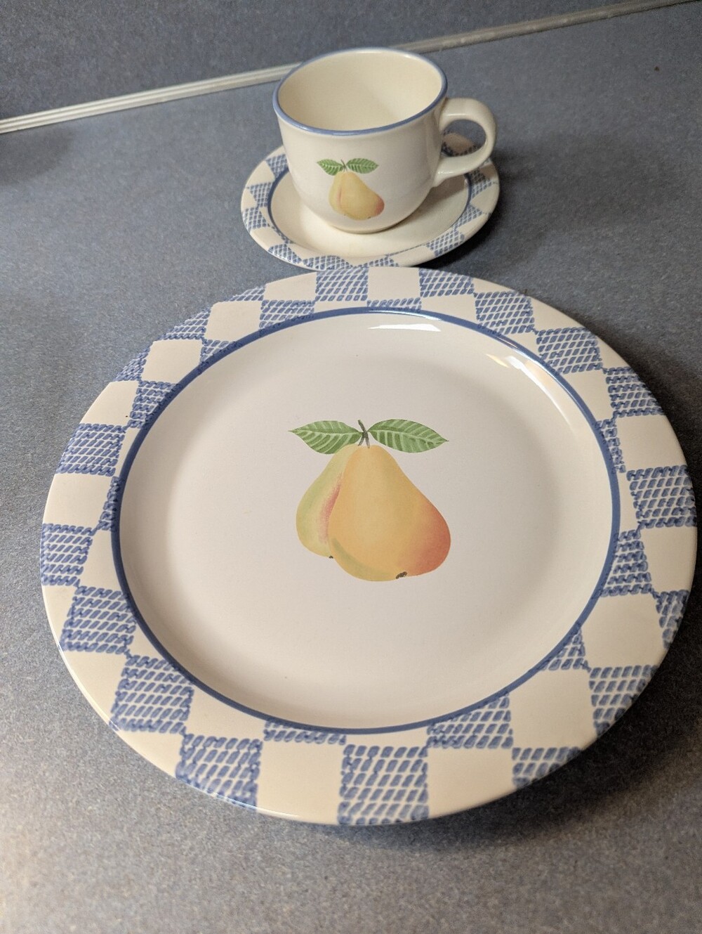Plate, Cup, Saucer